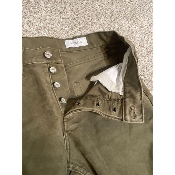 Gustin Pants Men 32x32 American Dark Green California Trousers Button Fly - Picture 12 of 14